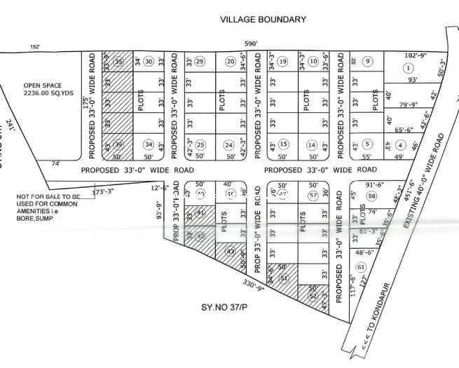 DSR Balaji Township Open Plots For Sale in Sangareddy - Price, Layout ...